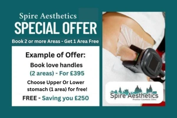 Fat Freezing Promotion Sandwich from Spire Aesthetics - Book Today!