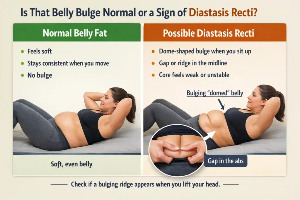 Is That Belly Bulge Normal or a Sign of Diastasis Recti Sandwich