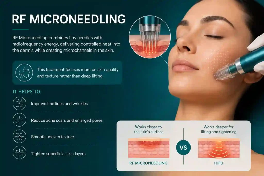 What Does RF Microneedling Do That HIFU Alone Cannot Sandwich
