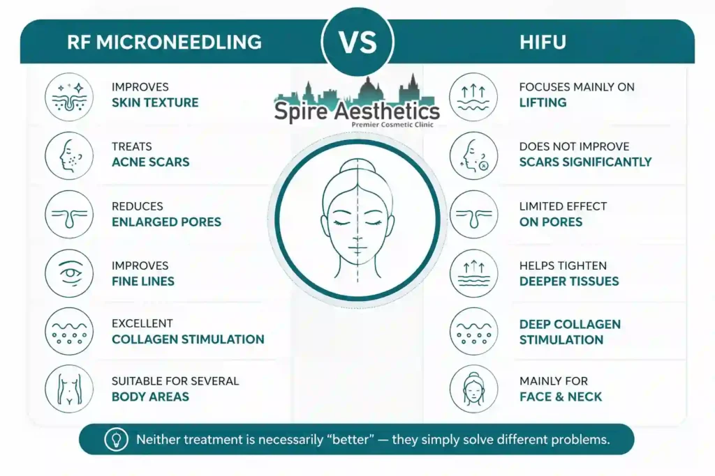 RF Microneedling vs HIFU: Which Treatment Gives Better Results Sandwich?